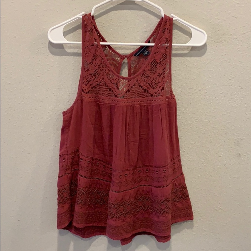 American Eagle lace blouse